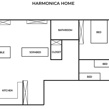 公寓 Harmonica - Loftaffair